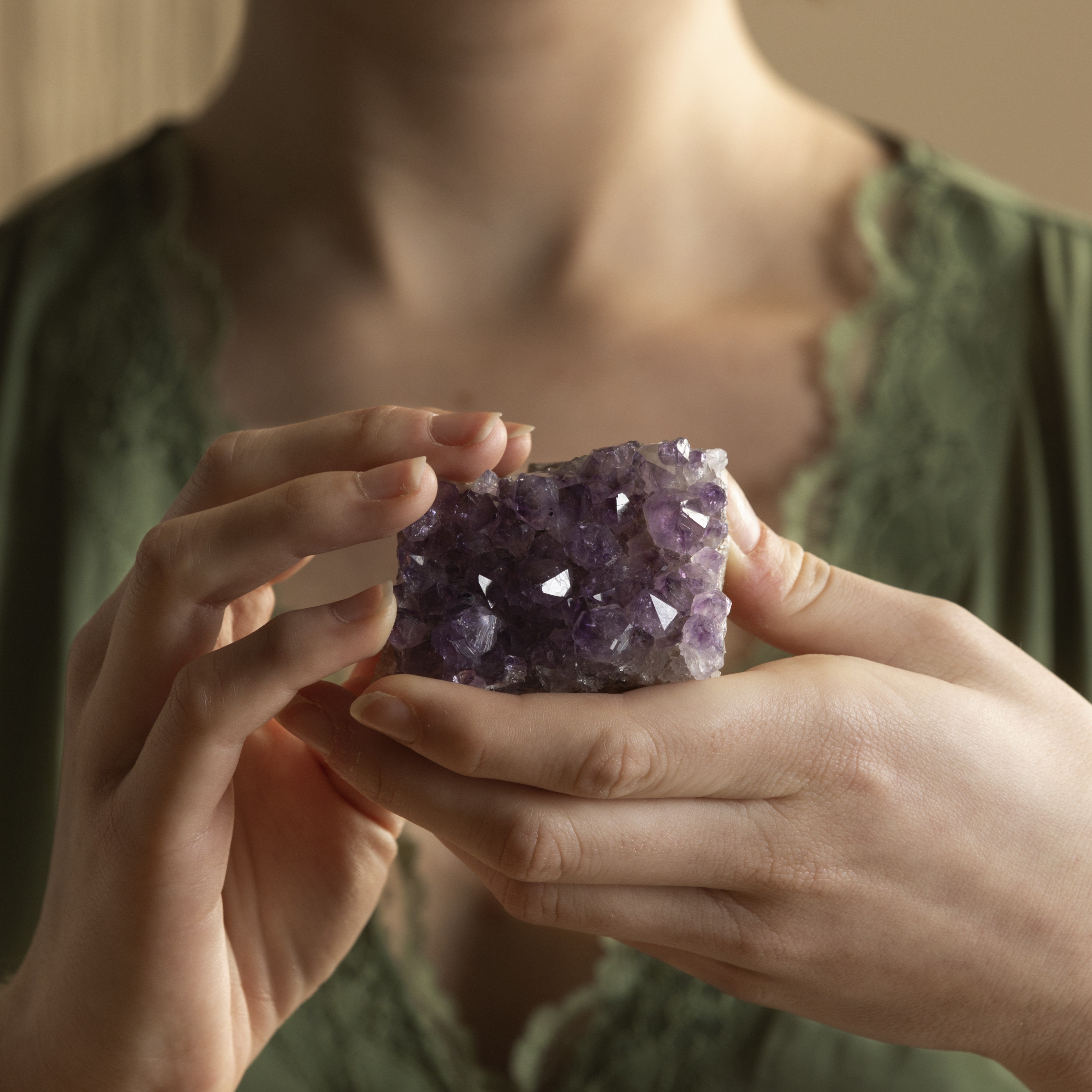 Amethyst Cluster - SM -1pc Amethyst Cluster - SM -1pc